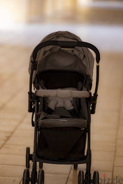 Baby Stroller - Joie Black and Grey stroller viewing window Sun Canopy 2