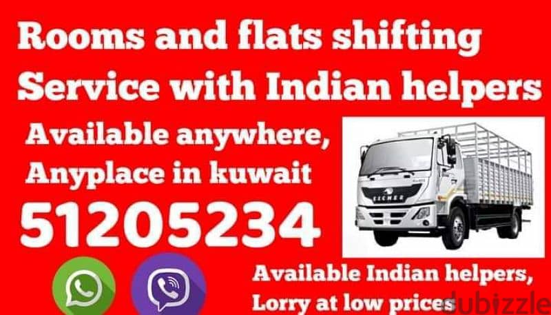 Indian Packers and movers in Kuwait rooms flats office 51205234 0