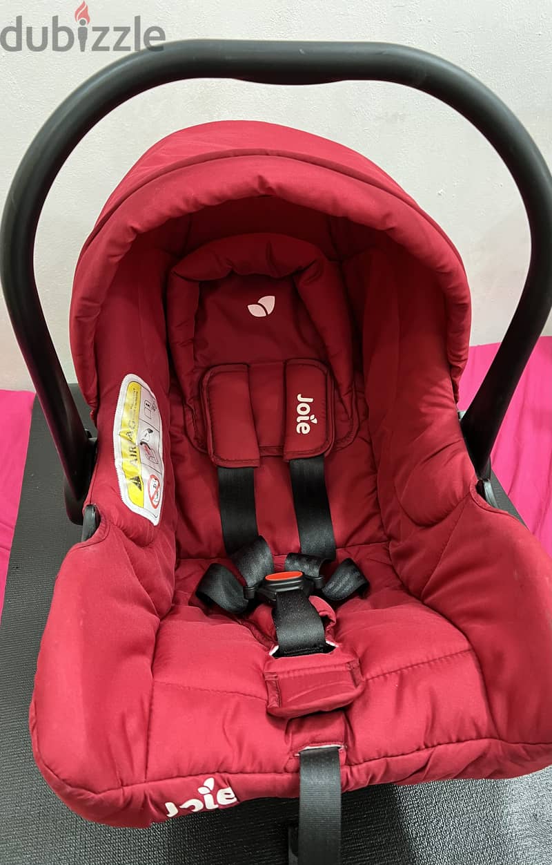 Joie car clearance seat red