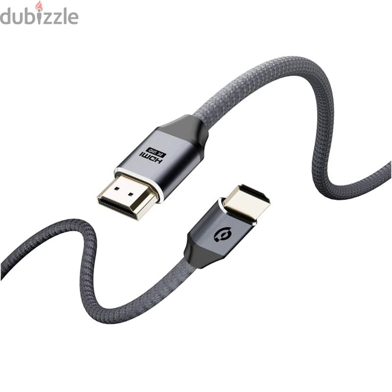 Powerology 8K HDMI Braided Cable 2M 0