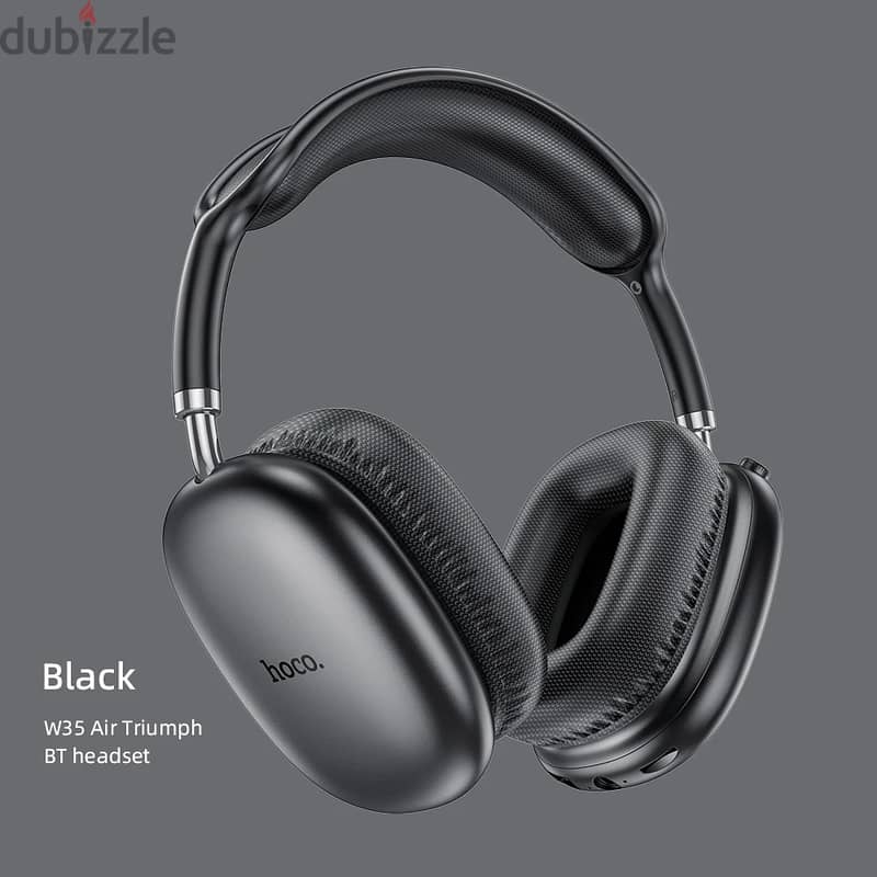 Hoco W35 Air Wireless Bluetooth Headphones Black 3