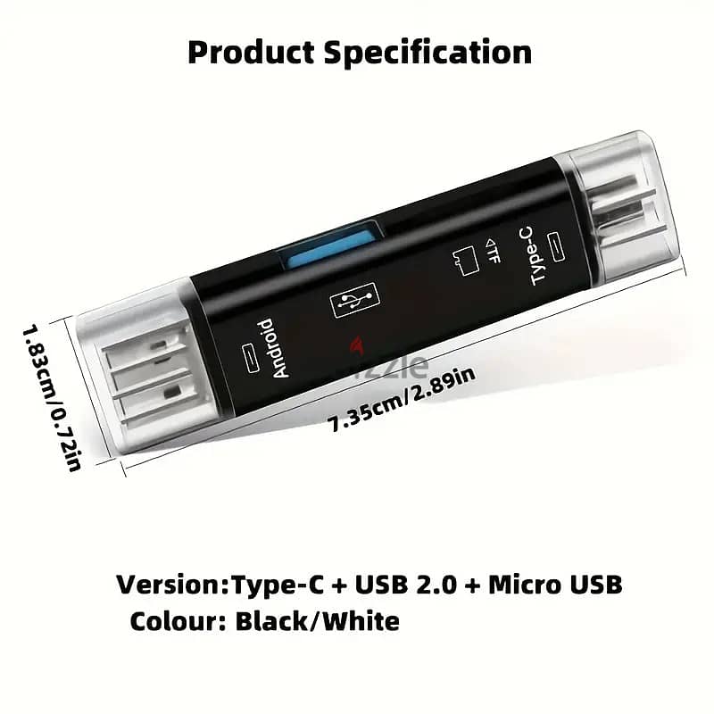 5 In 1 Multifunction OTG Micro Reader Flash Drive 1