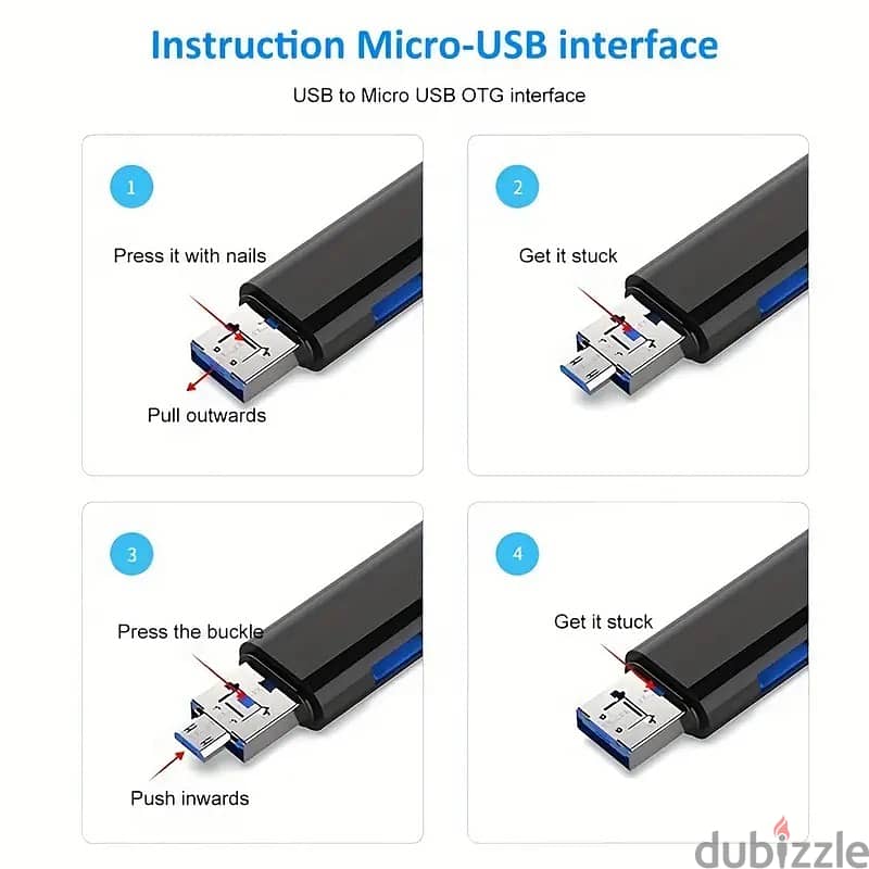 5 In 1 Multifunction OTG Micro Reader Flash Drive 7
