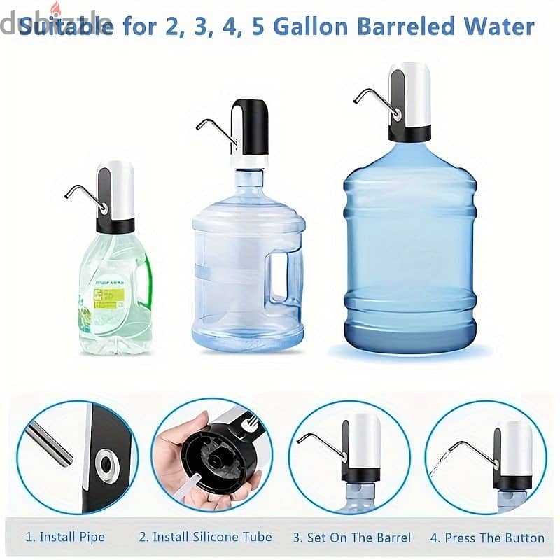 Electric Water Bottle Pump 3