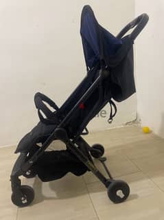 stroller  (foldable and compact 4 wheeler 360 rotation) 0