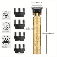 Vintage T9 Rechargeable Golden Dragon Body Hair Trimmer