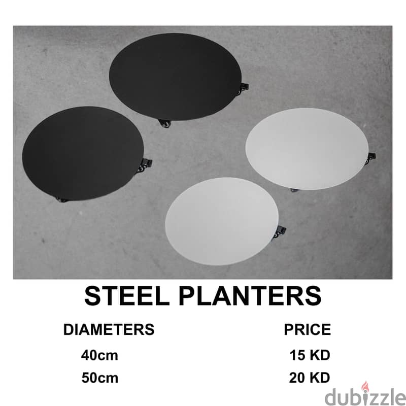 Portable Steel Planters 0