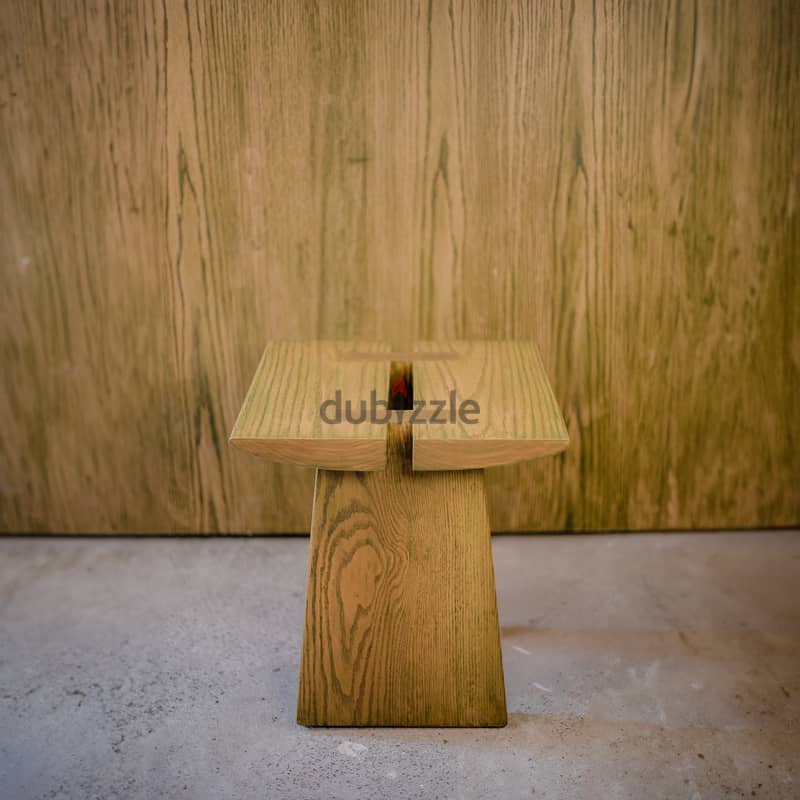 Wooden Split Stool 11