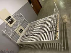IKEA metal bed frame with Lonset 160*200