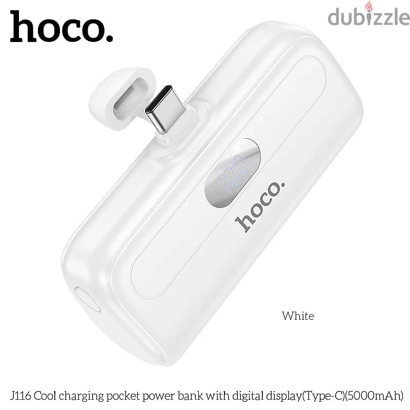 Hoco J116 Type C Pocket Power Bank 5000mAh 1