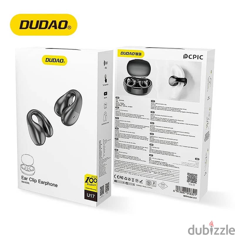 DUDAO U17 In-Ear Bluetooth Earphones with Charging Case 10