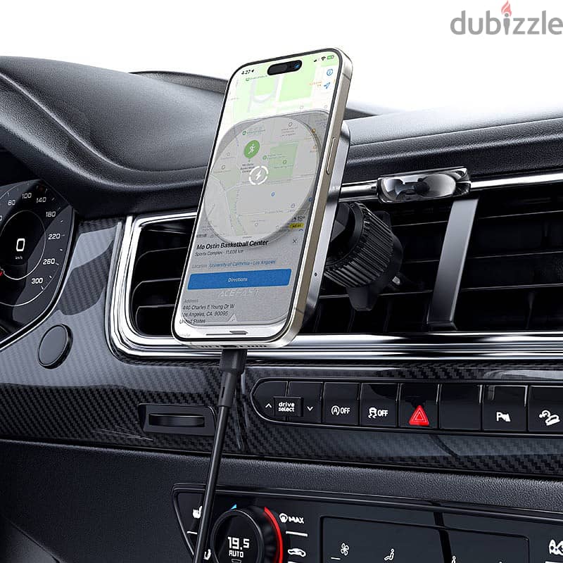 ACEFAST D18 2-in-1 Mobile And Iwatch Wireless Charging Car Holder 4