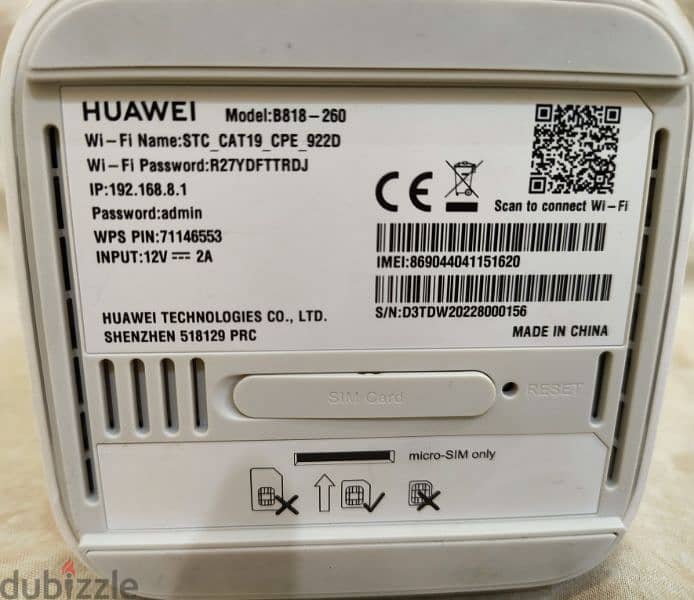 Huawei 4G Router 3 Prime B818 LTE Cat19 0