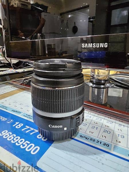 canon camera lens 18-55 mm 0.25m/0.8ft 1