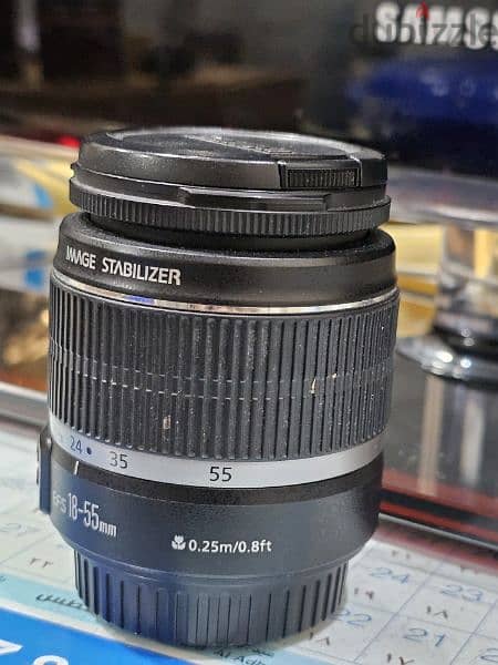 canon camera lens 18-55 mm 0.25m/0.8ft 3