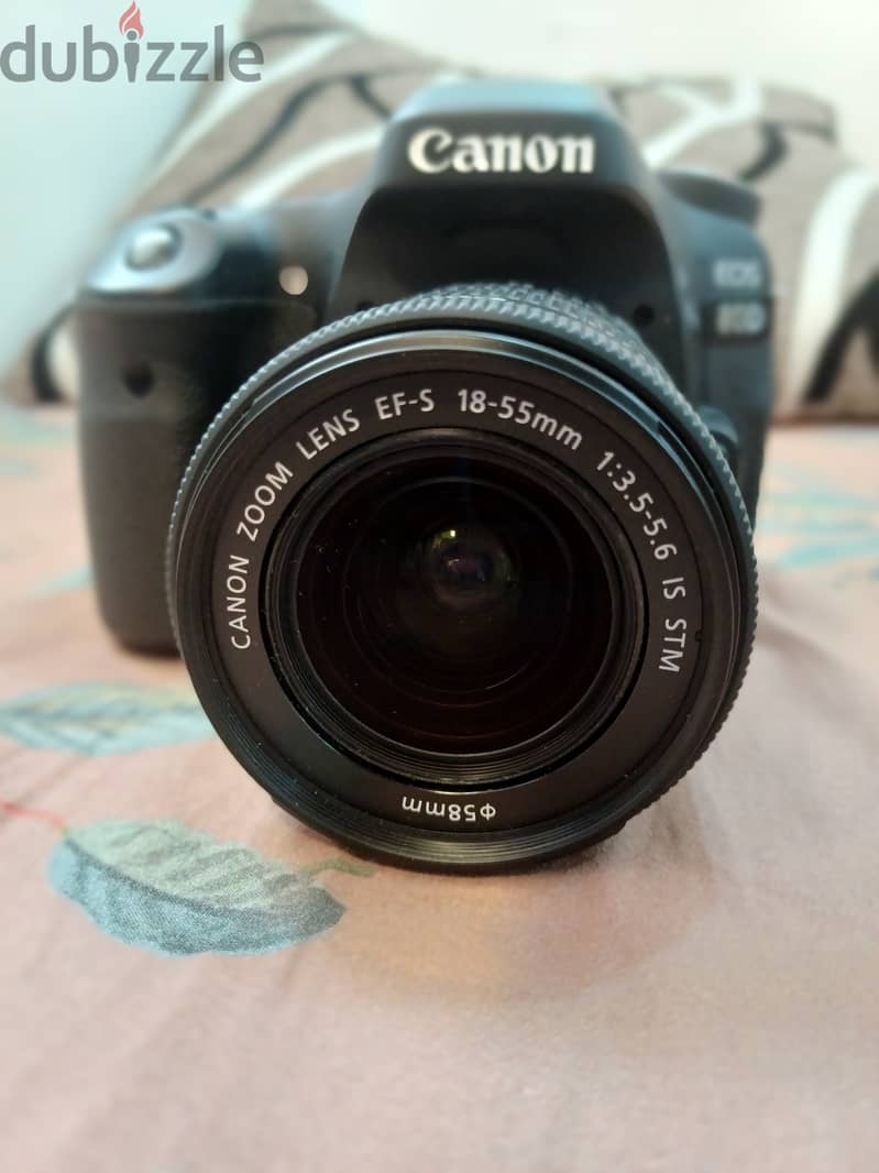 Canon 80d with kit lens 1