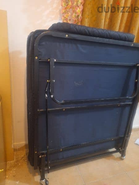 folding bed attach mattress in good condition 1