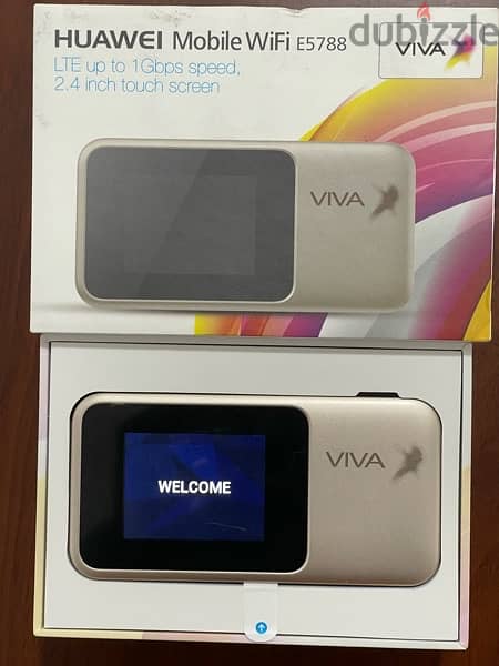 HUAWEI 4G Viva/stc  Mobile WiFi E5788 touch screen router 0