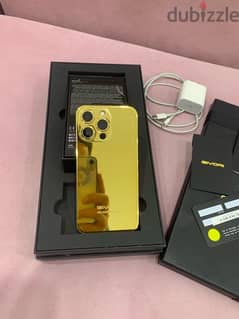 iPhone 13 Pro, special edition fully 24k gold plated from Givori