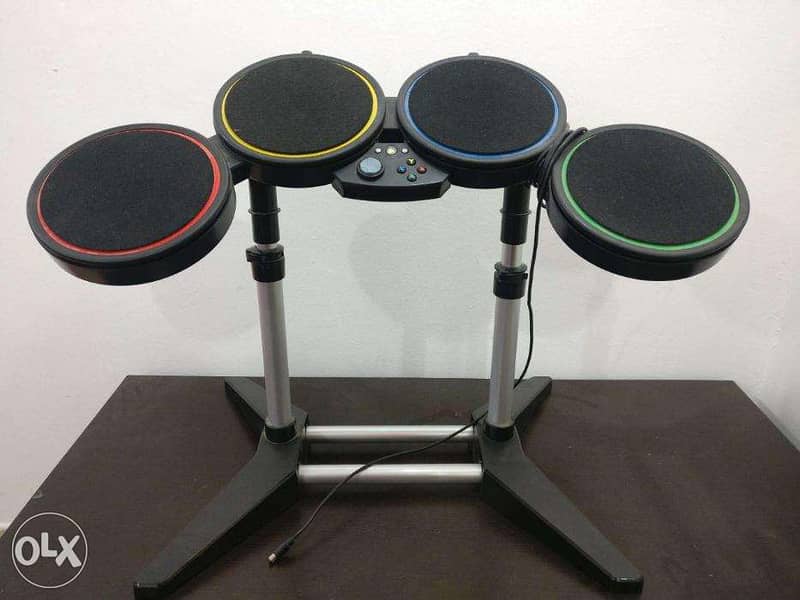 XBox 360 Rock Band Wired Drum Set Harmonix, Model- 822149 0