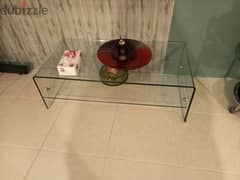 Glass centre table for sale