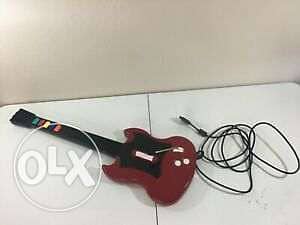 Red Octane Wired Guitar for Playstation 2, Model- PSLGH 1