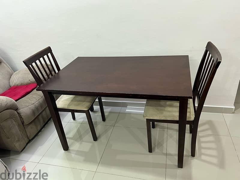 WOODEN DINING TABLE 2