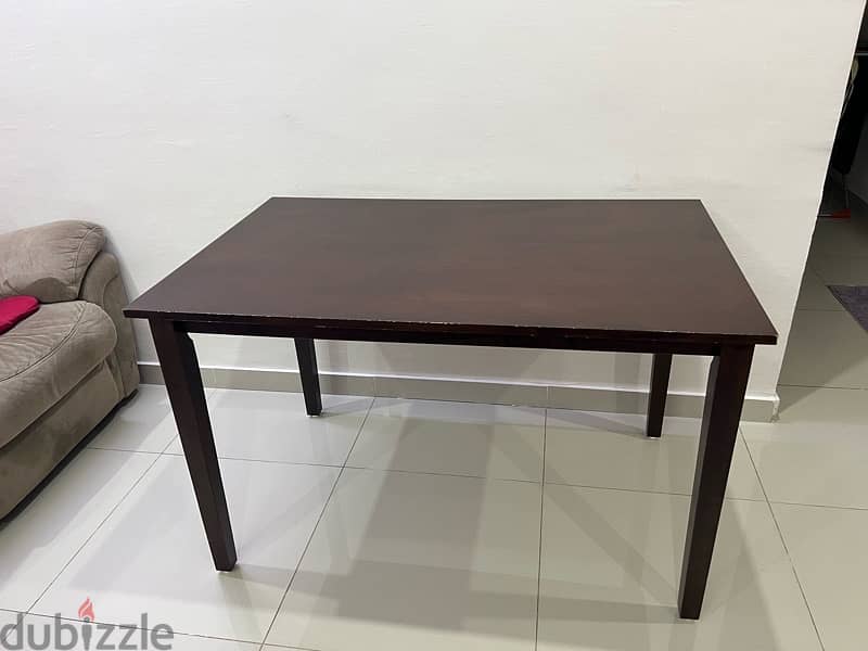 WOODEN DINING TABLE 4