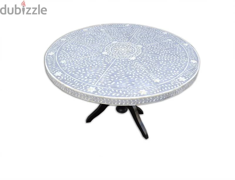 Round Spiral Foliage Dining Table 1