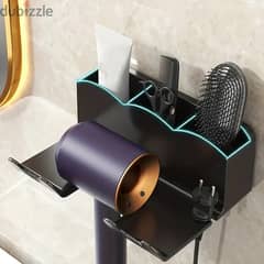 Bathroom Wall-mounted Hair Dryer Shelf Bracket 0
