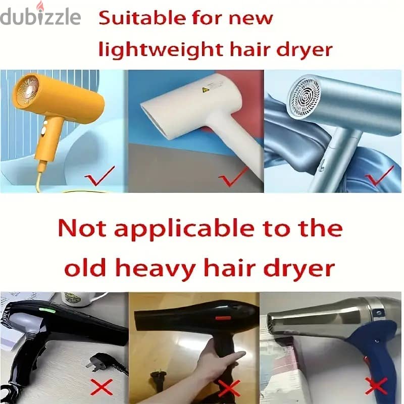 Bathroom Wall-mounted Hair Dryer Shelf Bracket 5