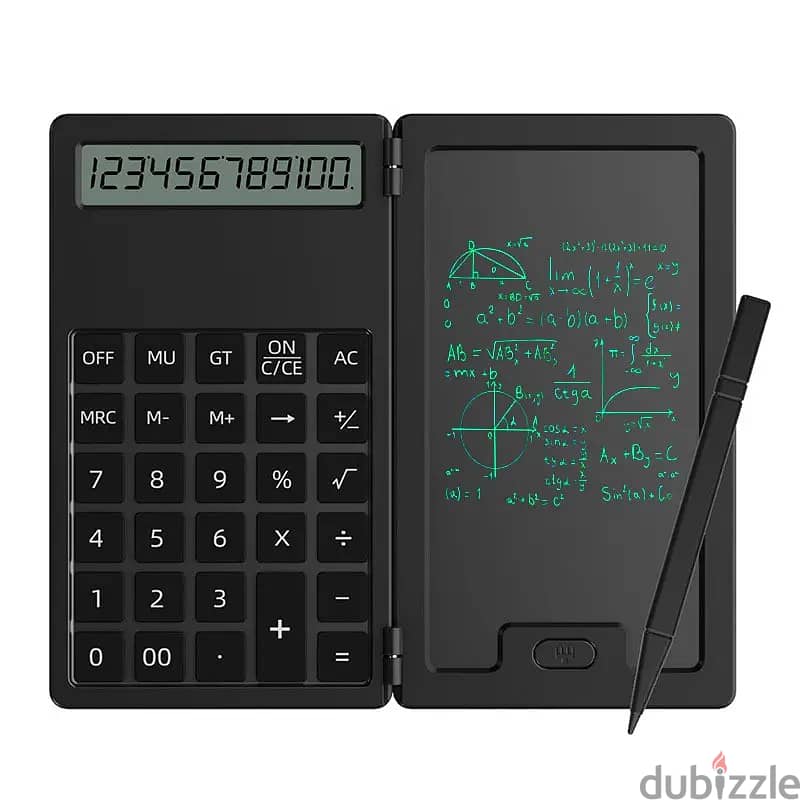 Scientific Mini Calculator With Foldable Handwriting Pad 0
