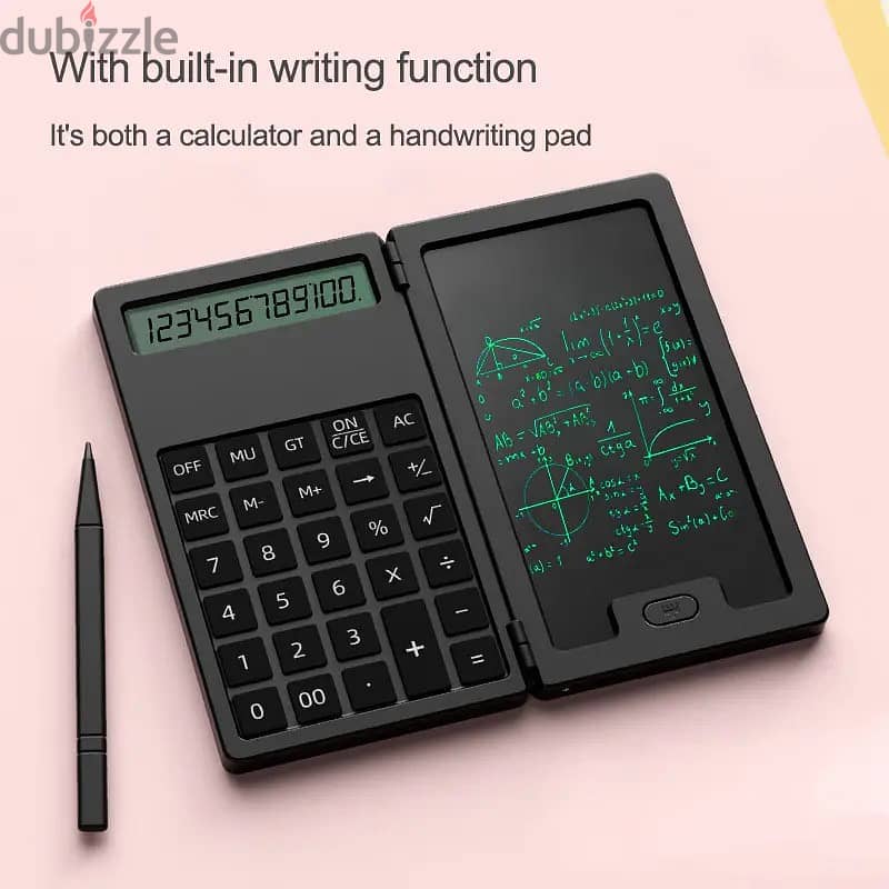 Scientific Mini Calculator With Foldable Handwriting Pad 2