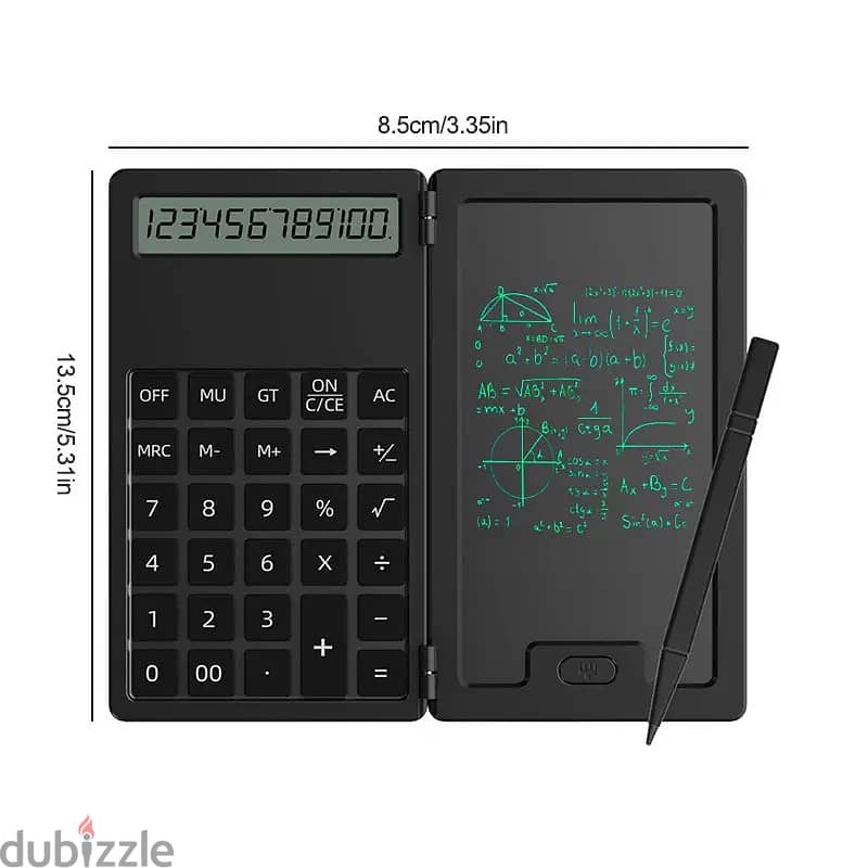 Scientific Mini Calculator With Foldable Handwriting Pad 4