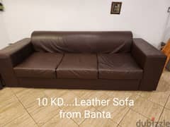 leather couch from Banta 0