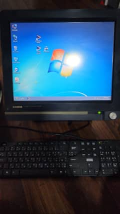 casio POS touch screen PC with Epson receipt printer