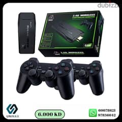 Portable 4K TV Video Game Console With 2.4G Wireless Controller
