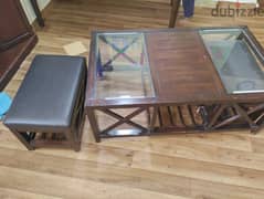 Used  tea table and chairs