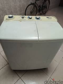 Wansa washing machine, 7 kg, large size, almost new, working well