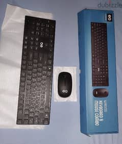 EQ Essential Wireless mouse and Keyboard Combo