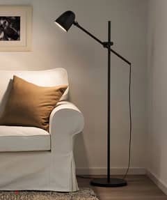 IKEA SKURUP Floor/reading lamp, black
