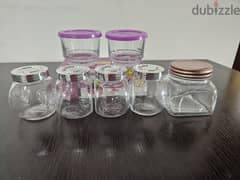 Glass storage containers
