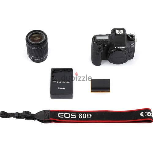 Canon EOS 80D DSLR Camera with 18-55mm Lens + CANON LENS 50MM F1.8 STM 4
