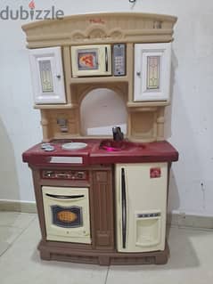 Kitchen toy for girs and girl frock
