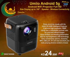 Umiio Android 5g Wifi Youtube Android Projector