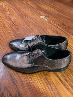 Silver Colored Derby shoes
