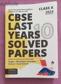 CLASS 10 CBSE 10 YR SOLVED QUESTION PAPER