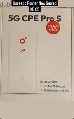 Huawei CPE 5g Pro Router from Ooreedo