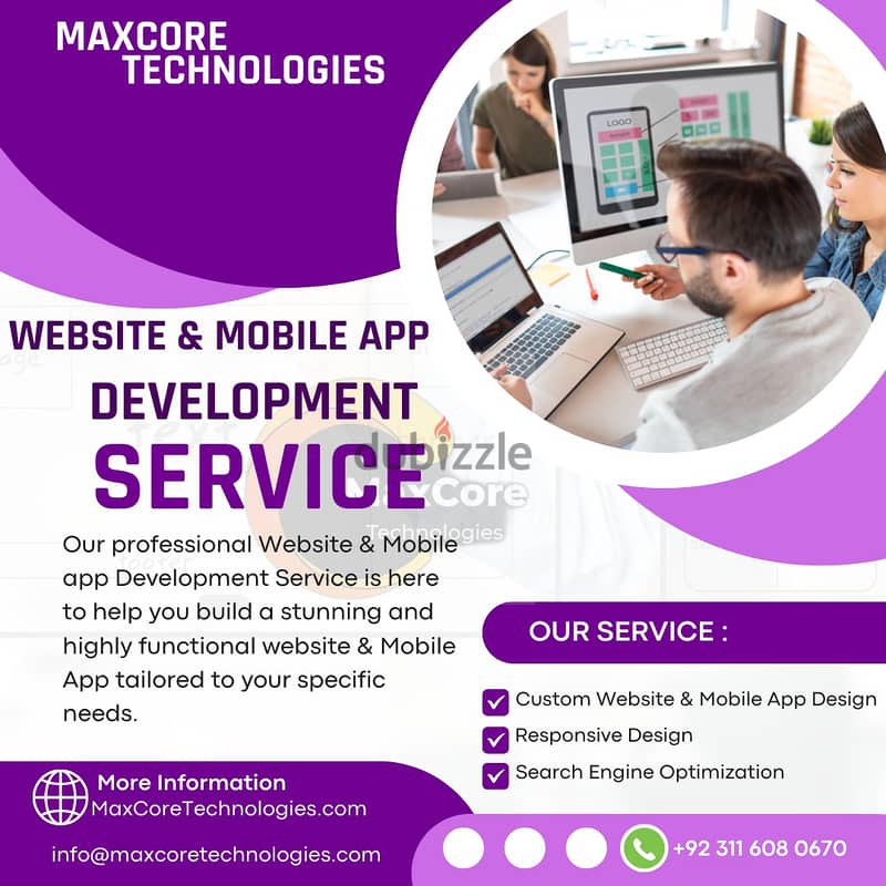Mobile app development services,Website Creation, android and iOS apps 1