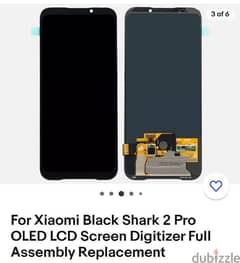 need LCD screen for black shark mobile